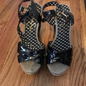 Black Wedges jessica Simpson